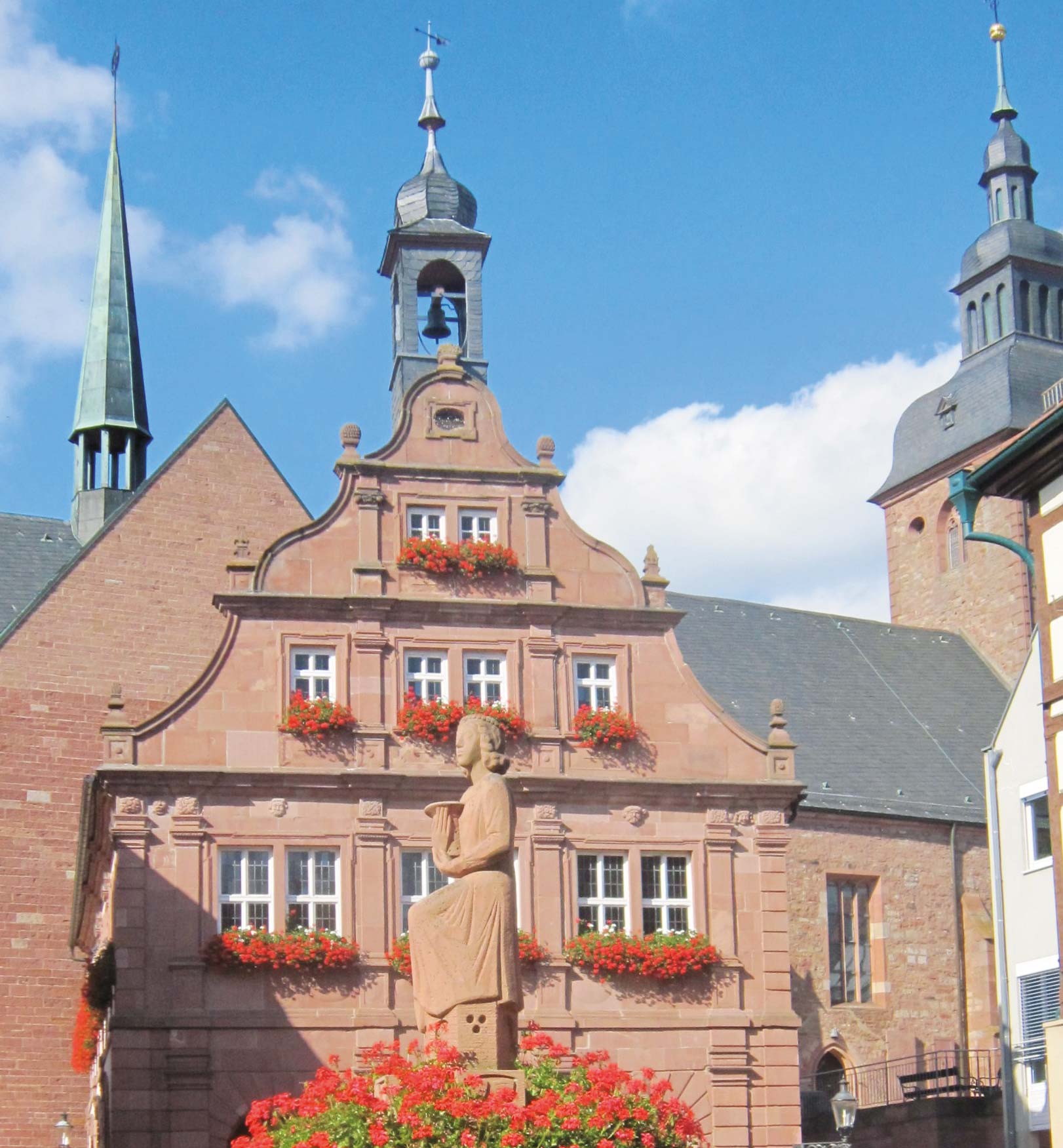 Das alte Rathaus in Buchen